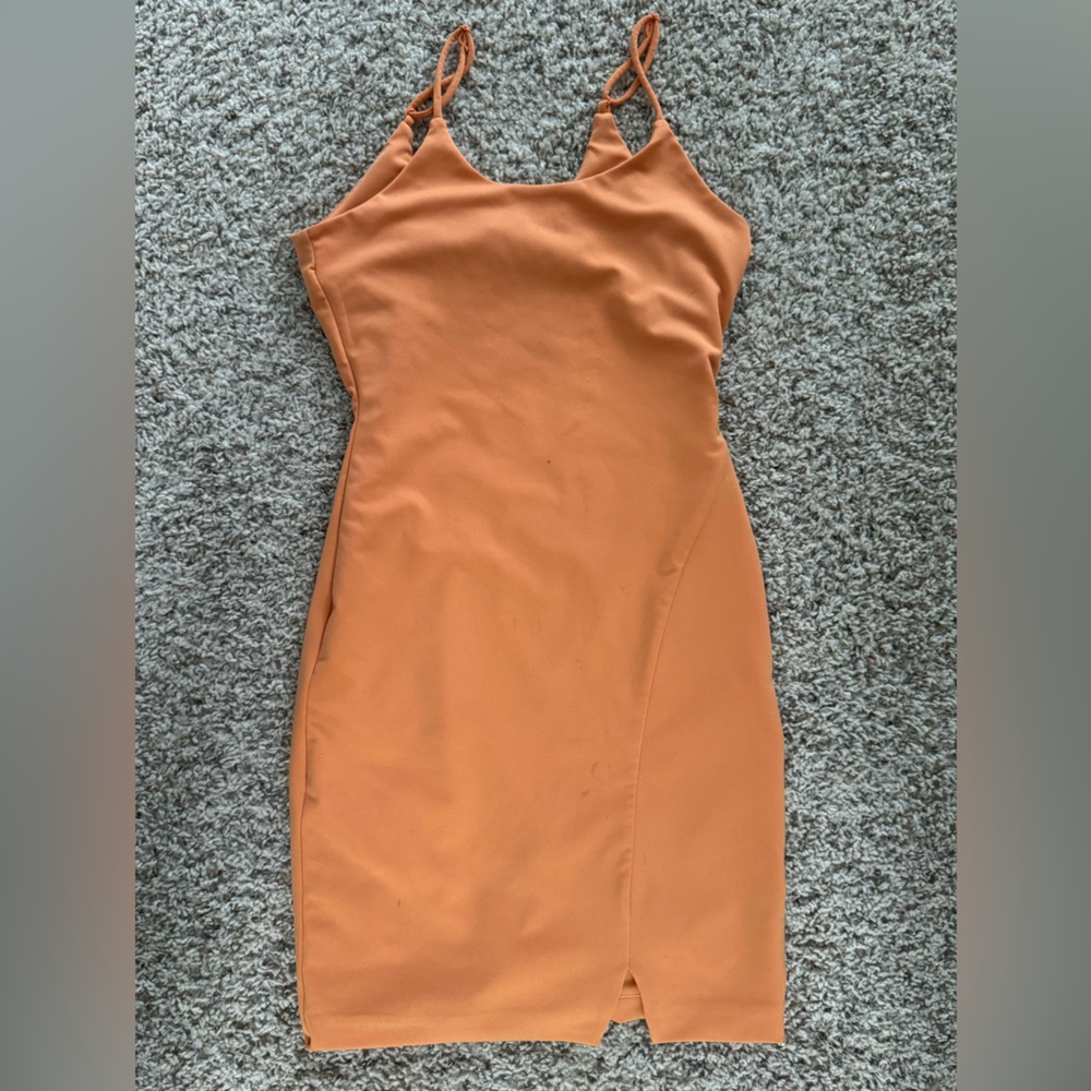 Orange Mini Dress Night Out / Tennis